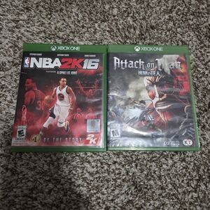 NBA 2K16 and Attack on Titan Games For Xbox One